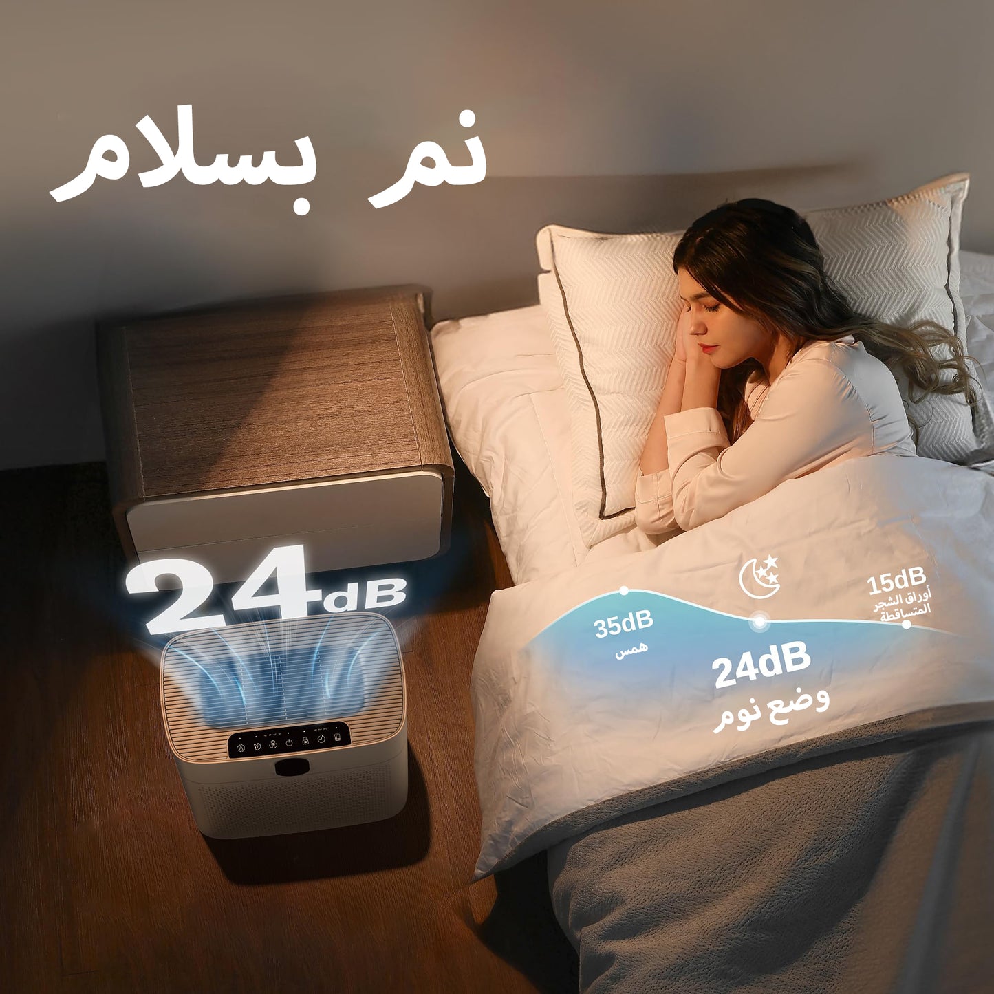 Air Purifiers for Home Large Room up to 100㎡ with PM 2.5 Display Air Quality Sensor, Remove 99.97% of Pet Hair with Double-sided Air Inlet