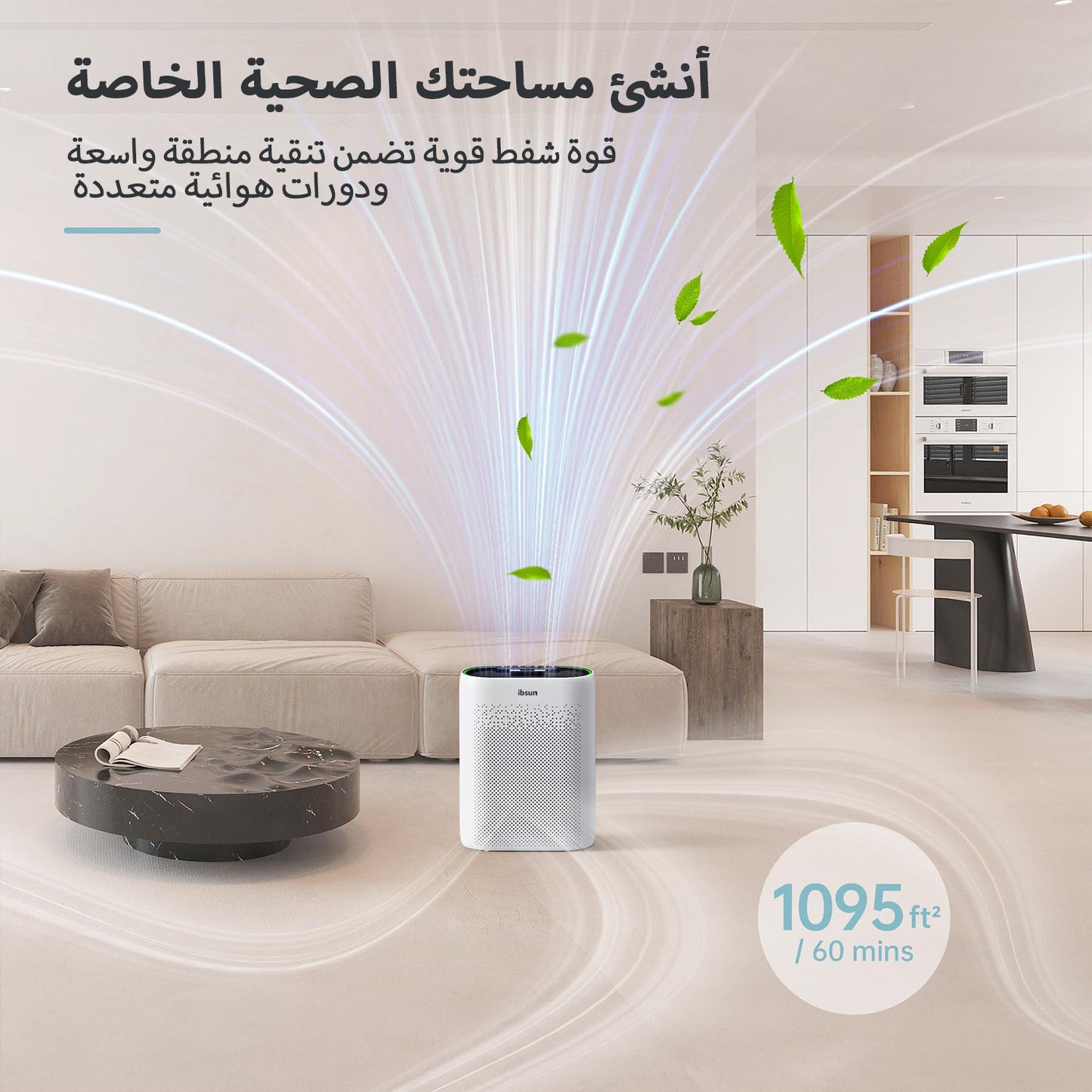 Air Purifier Large Room Up to 60 ㎡ with Air Quality Sensors, H13 True HEPA Filter Remove 99.97% for Dust Pet Dander ZY2866